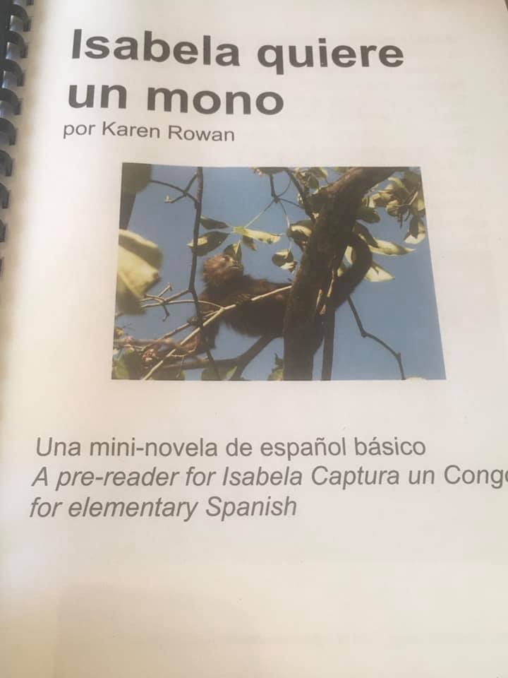 Isabela quiere un mono an easy reader for beginners, download by Karen Rowan